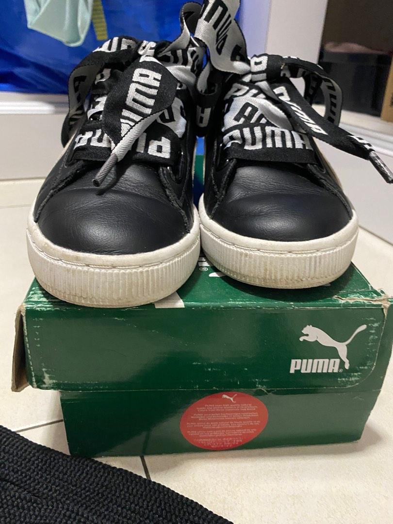 Puma basket heart deals de black