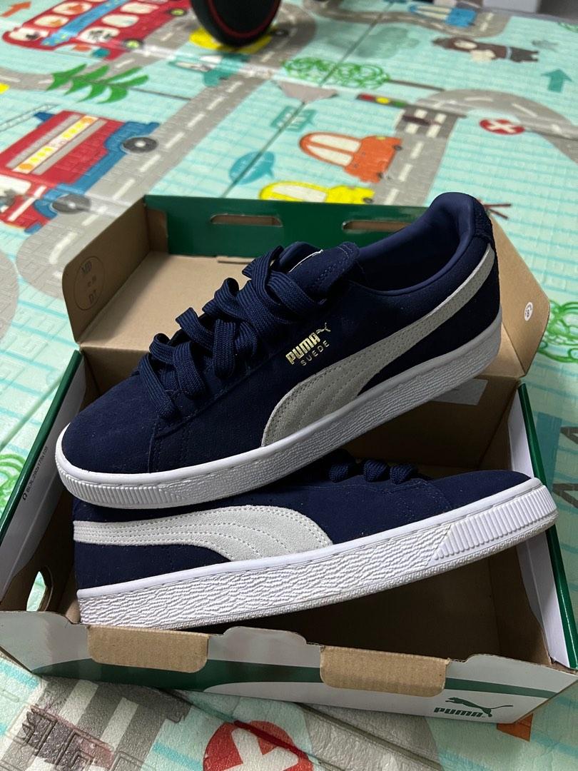 Dark blue puma hotsell suede