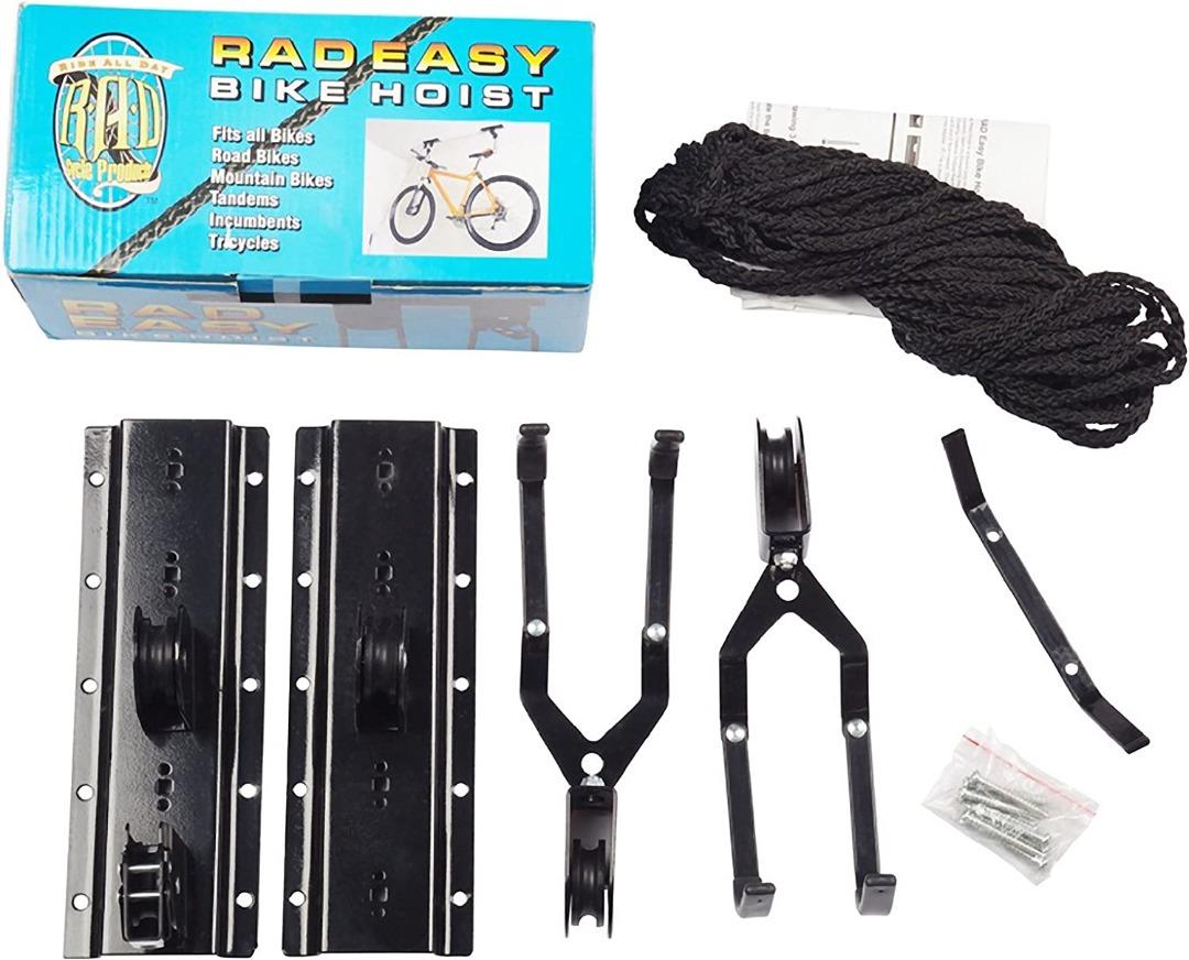 RAD Cycle Products Heavy Duty Bike Lift Hoist For Garage Storage 100lb Capacity Mountain Bicycle Hoist Sports Equipment Bicycles Parts Parts Accessories on Carousell
