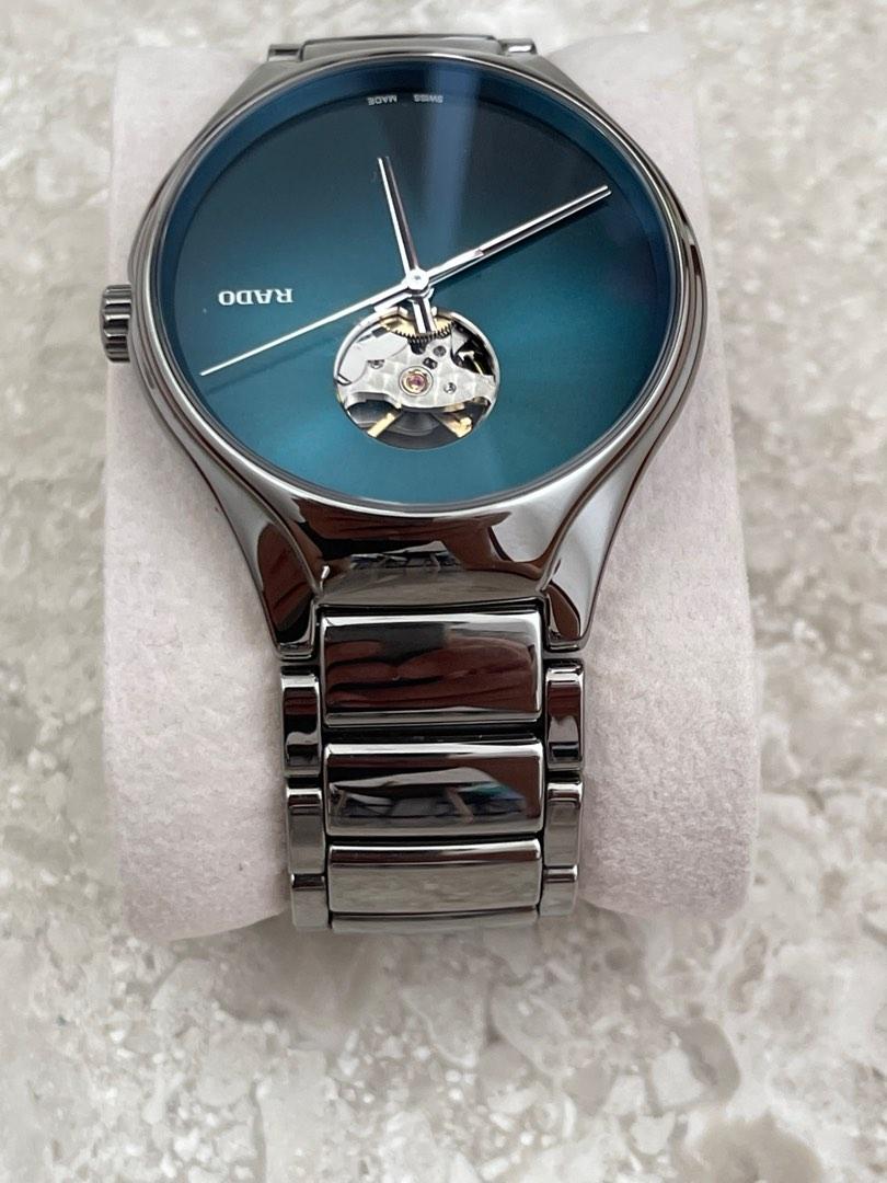 Rado blue hotsell dial watch price