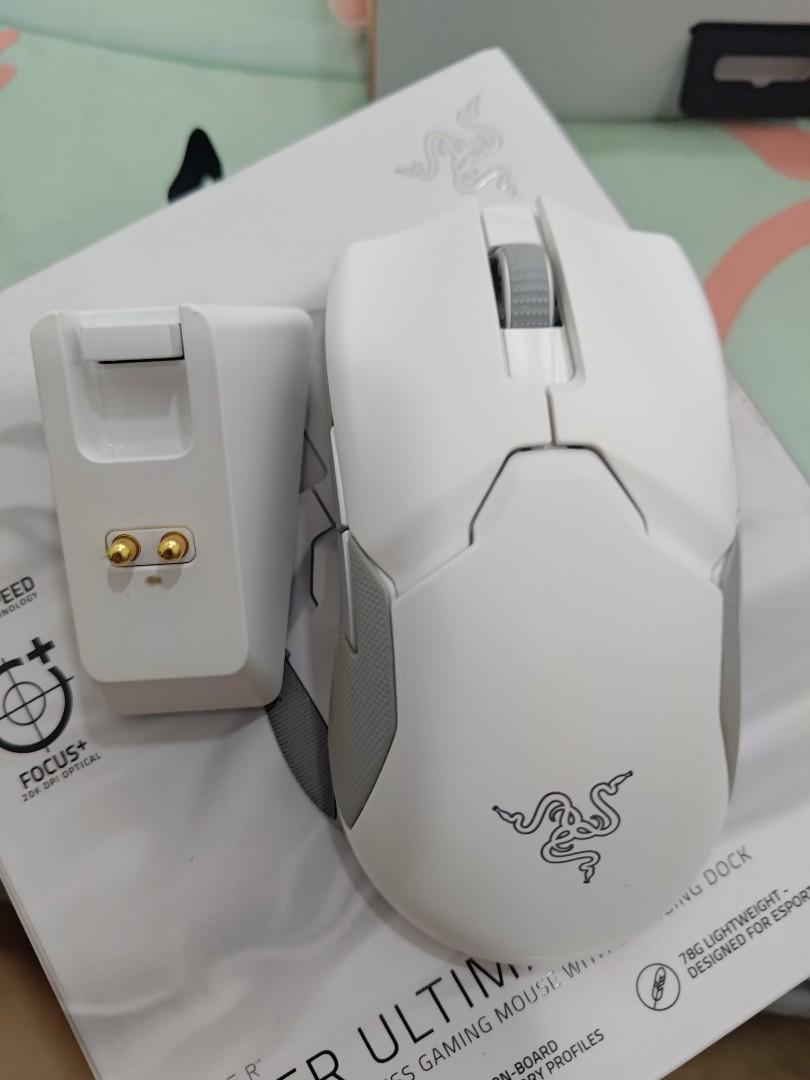 Razer Viper Ultimate (White) w Charging Dock, Computers & Tech, Parts ...