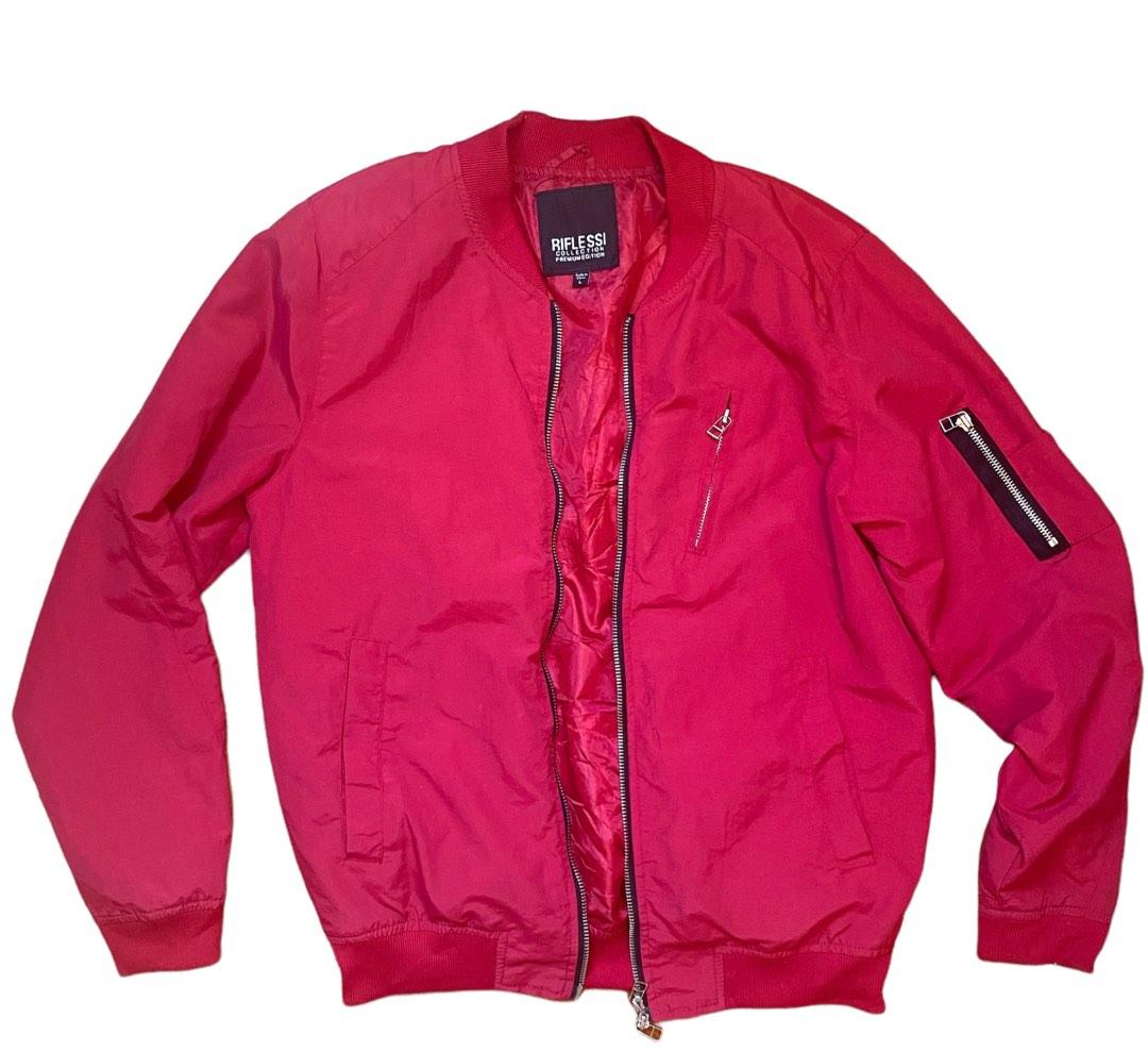 Red bomber jackets outlet