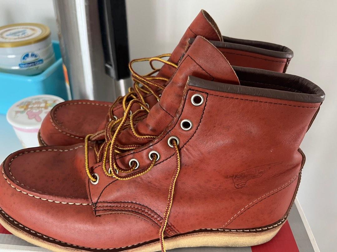 Red wing boots only no box Men s Fashion Footwear Boots on