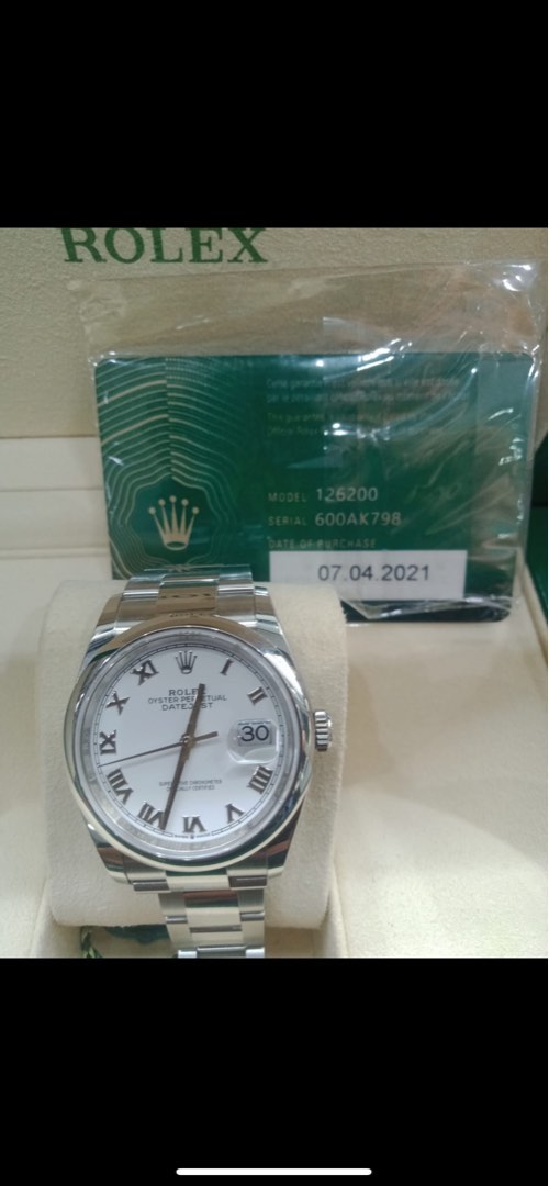 Rolex pawn ticket, Luxury, Watches on Carousell