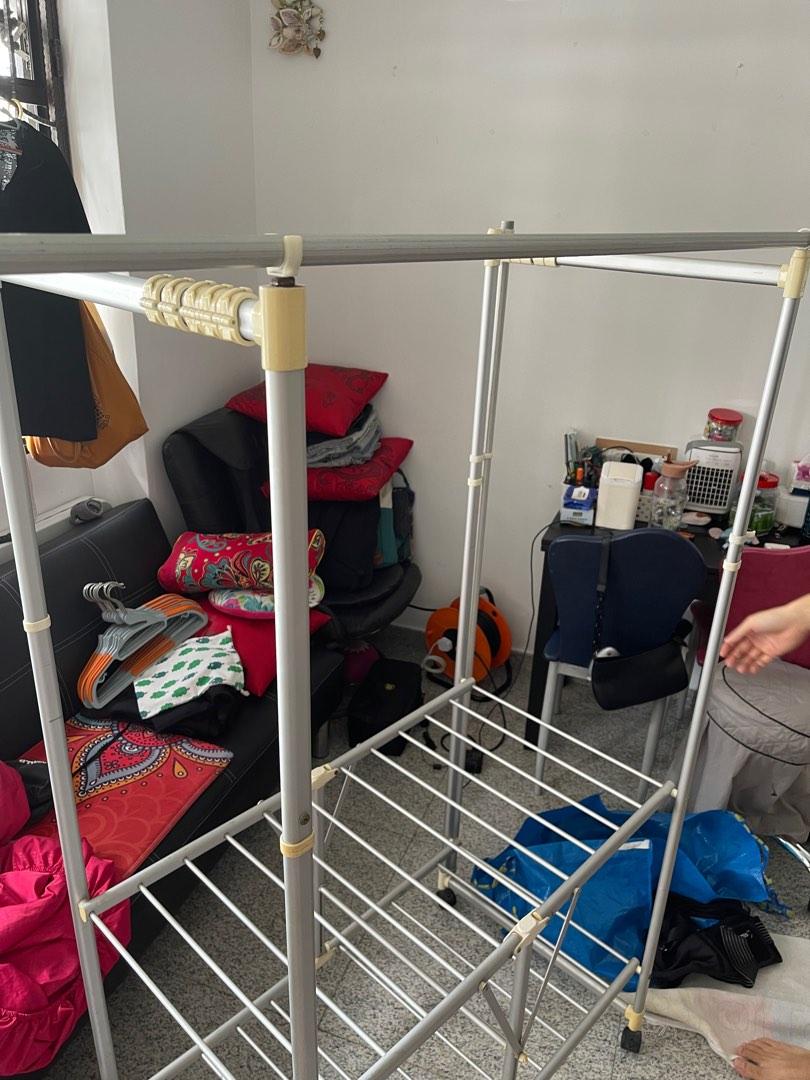 Roman Foldable Clothes Rack, Furniture & Home Living, Home Improvement ...