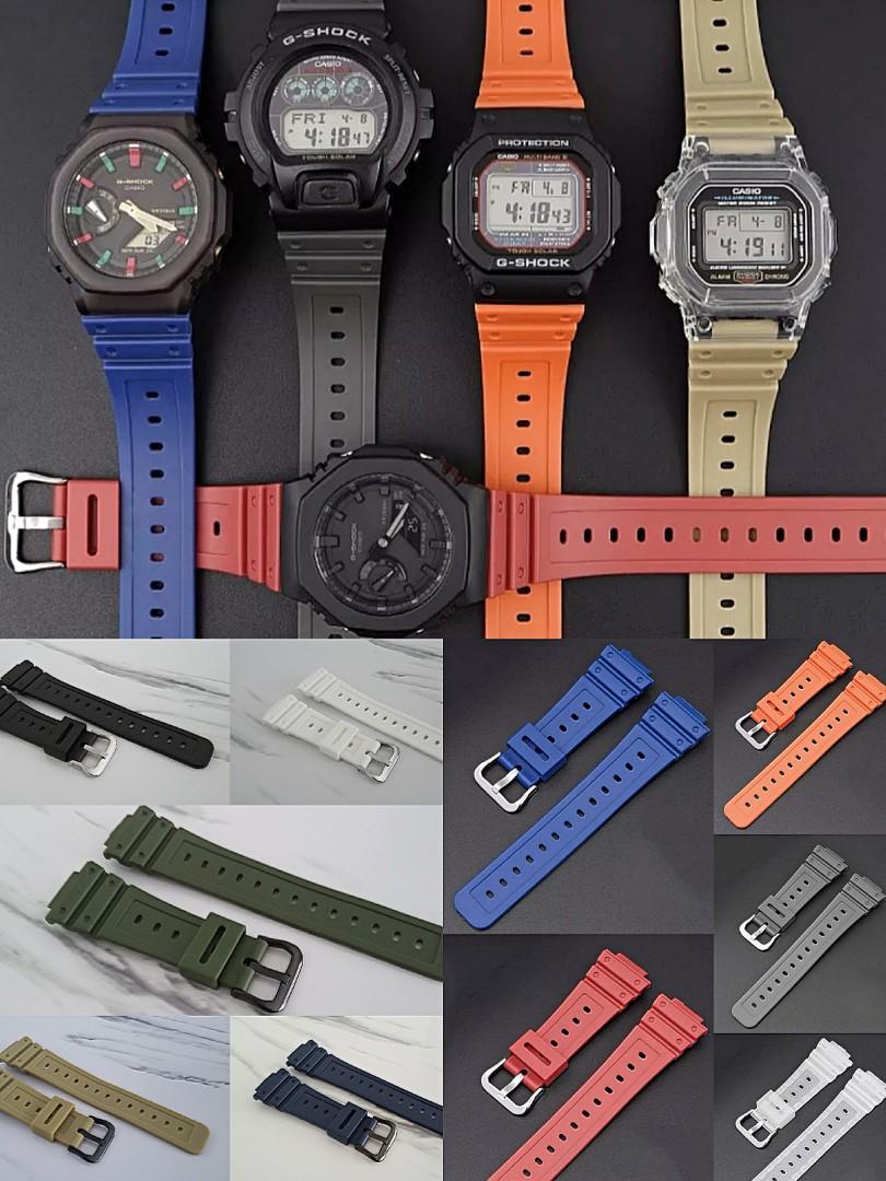 Casio resin new arrivals strap