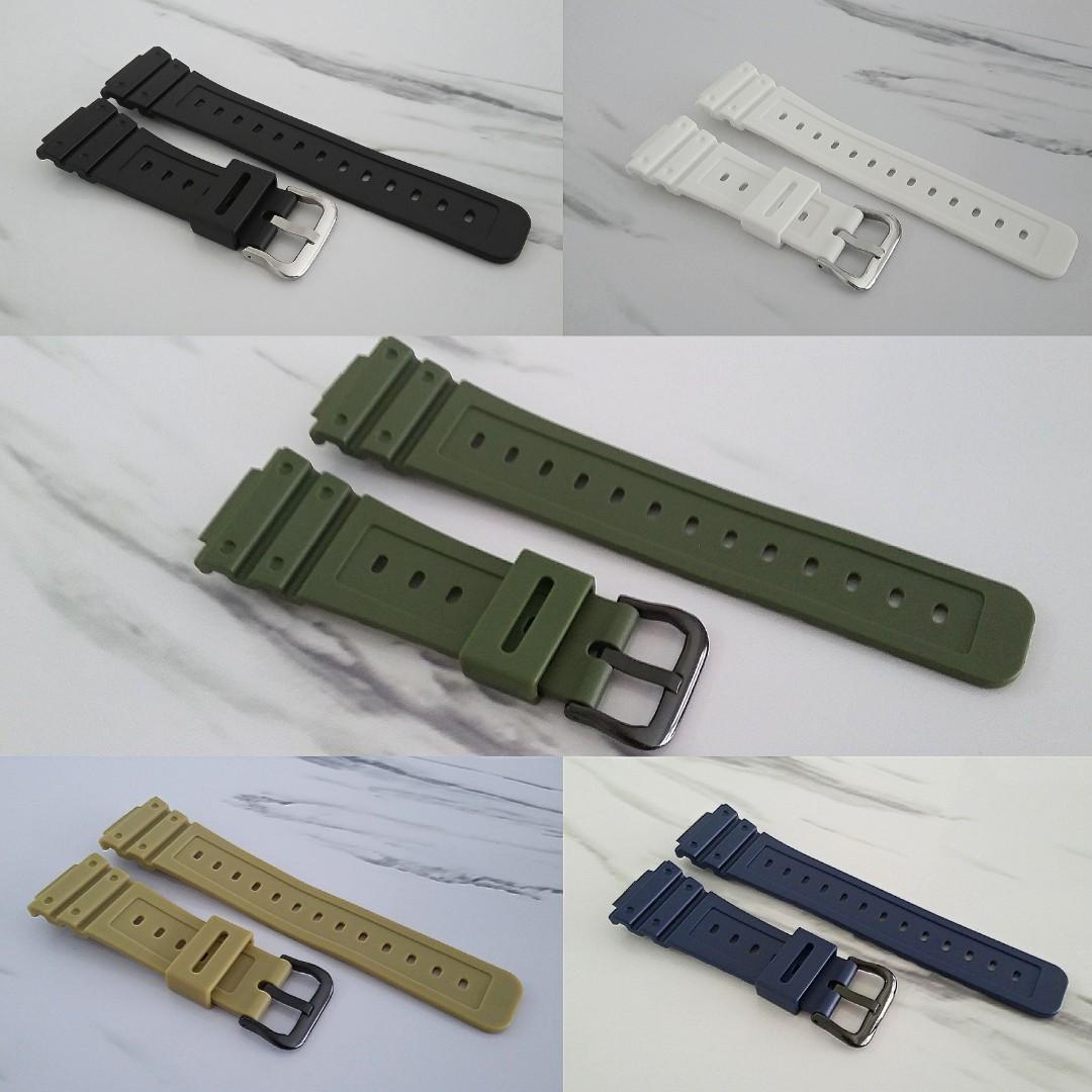 RUBBER RESIN STRAP FOR CASIO DW5600 GA2100 DW5610 DW5000 G5600