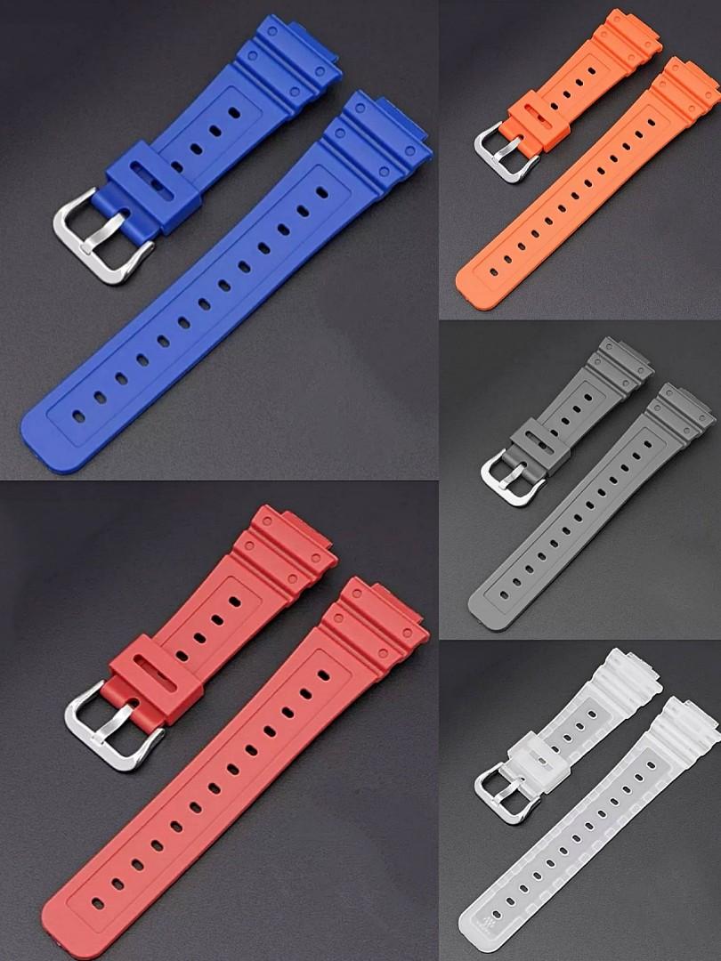Casio plastic hot sale watch strap
