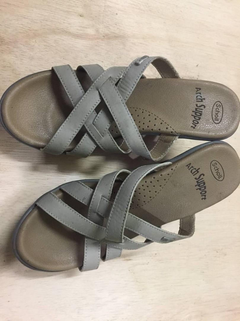 scholl sandals size 4