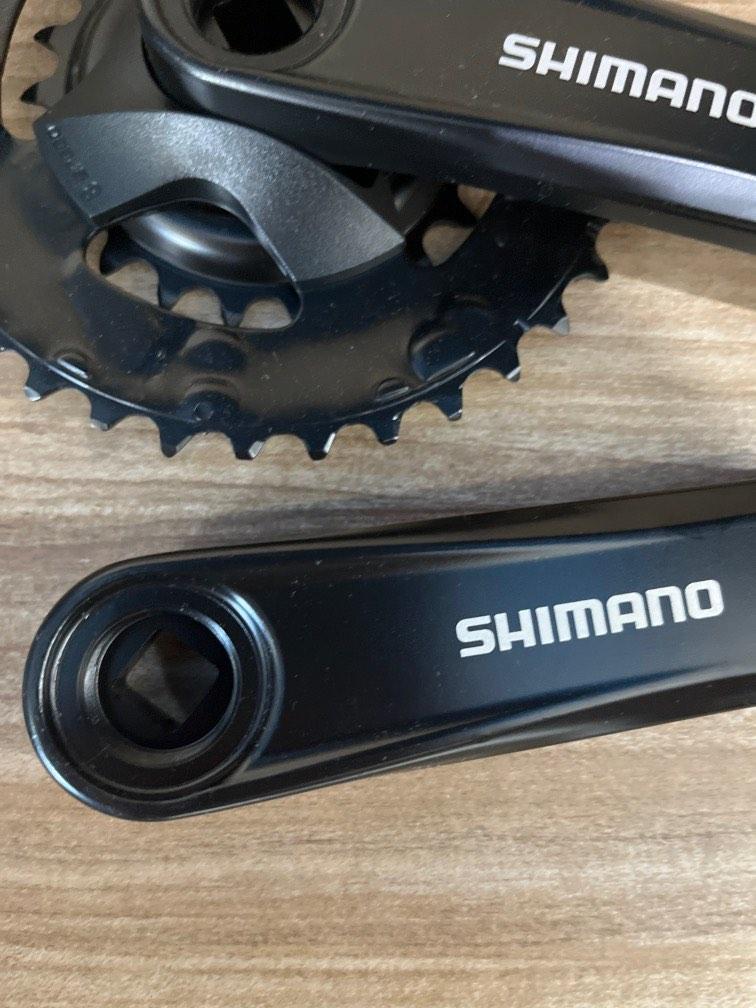 Shimano Altus Crank Set Front Chainwheel, Sports Equipment, Bicycles ...