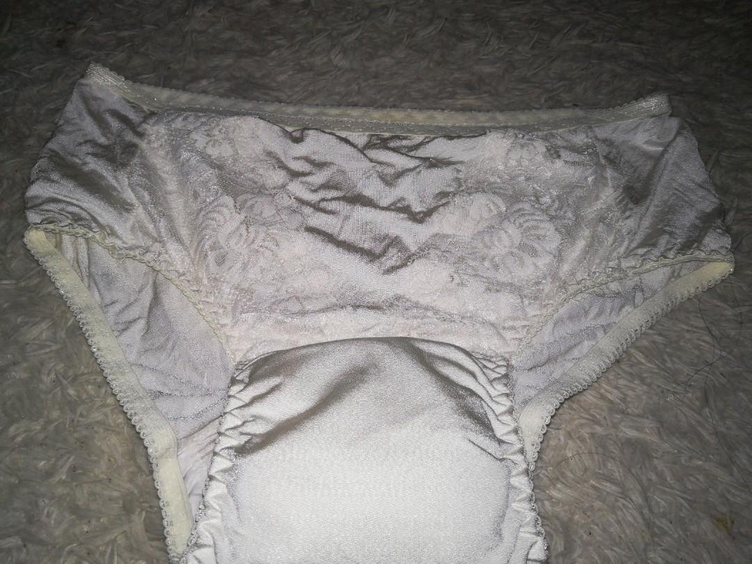 Shiny white padded panty L to XL, Women's Fashion, Bottoms, Other ...