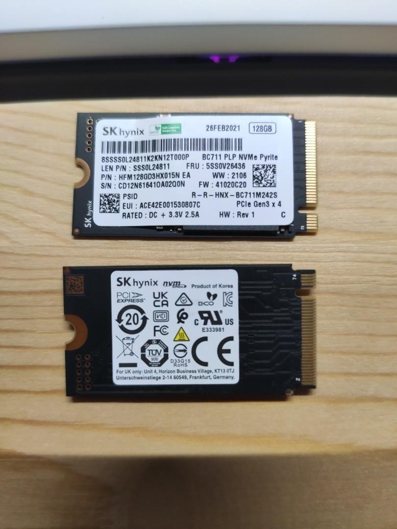 SKHynix HFM128GD3HX015N, Computers & Tech, Parts & Accessories, Hard ...