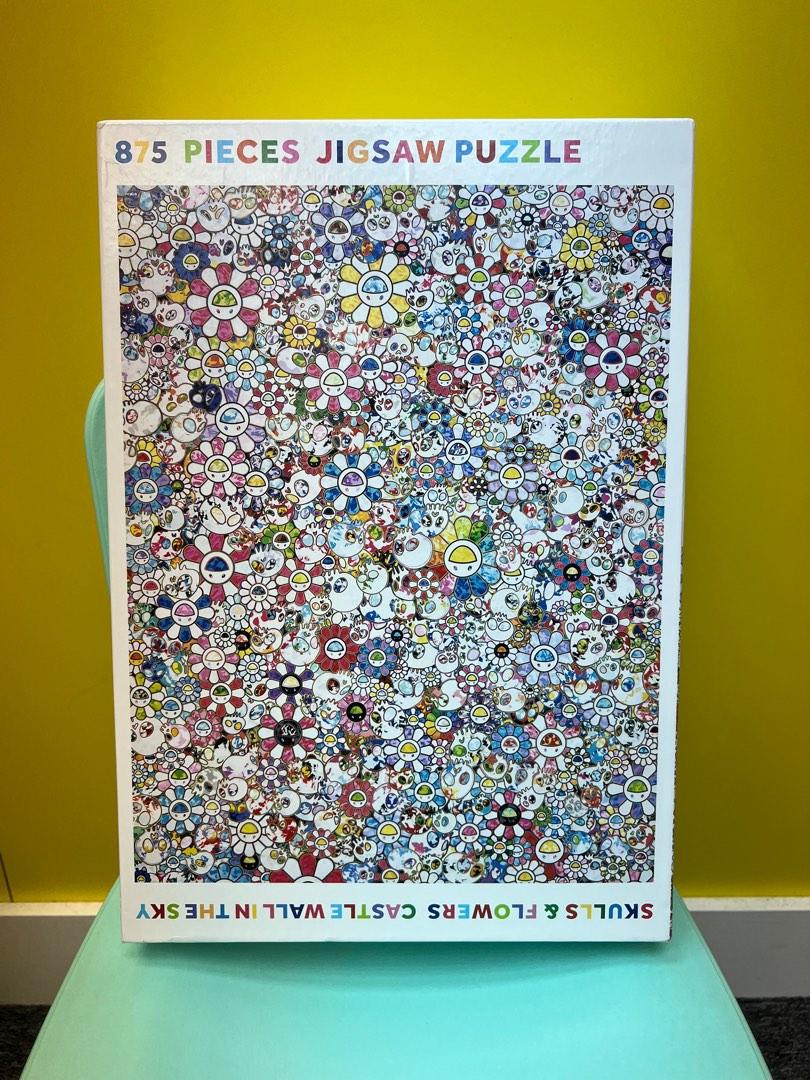 Skulls & Flowers Castle Wall in the Sky 875 pieces jigsaw puzzle