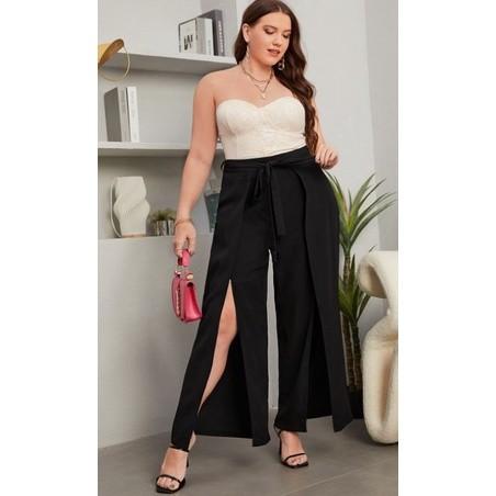 Combo Deal: Backless Crop Tee With High Waist Pants – StyleAsh