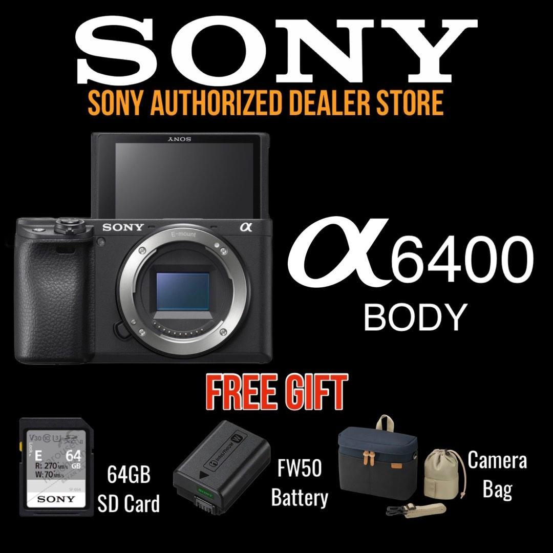 Sony a6400 Mirrorless Camera body, Photography, Cameras on Carousell
