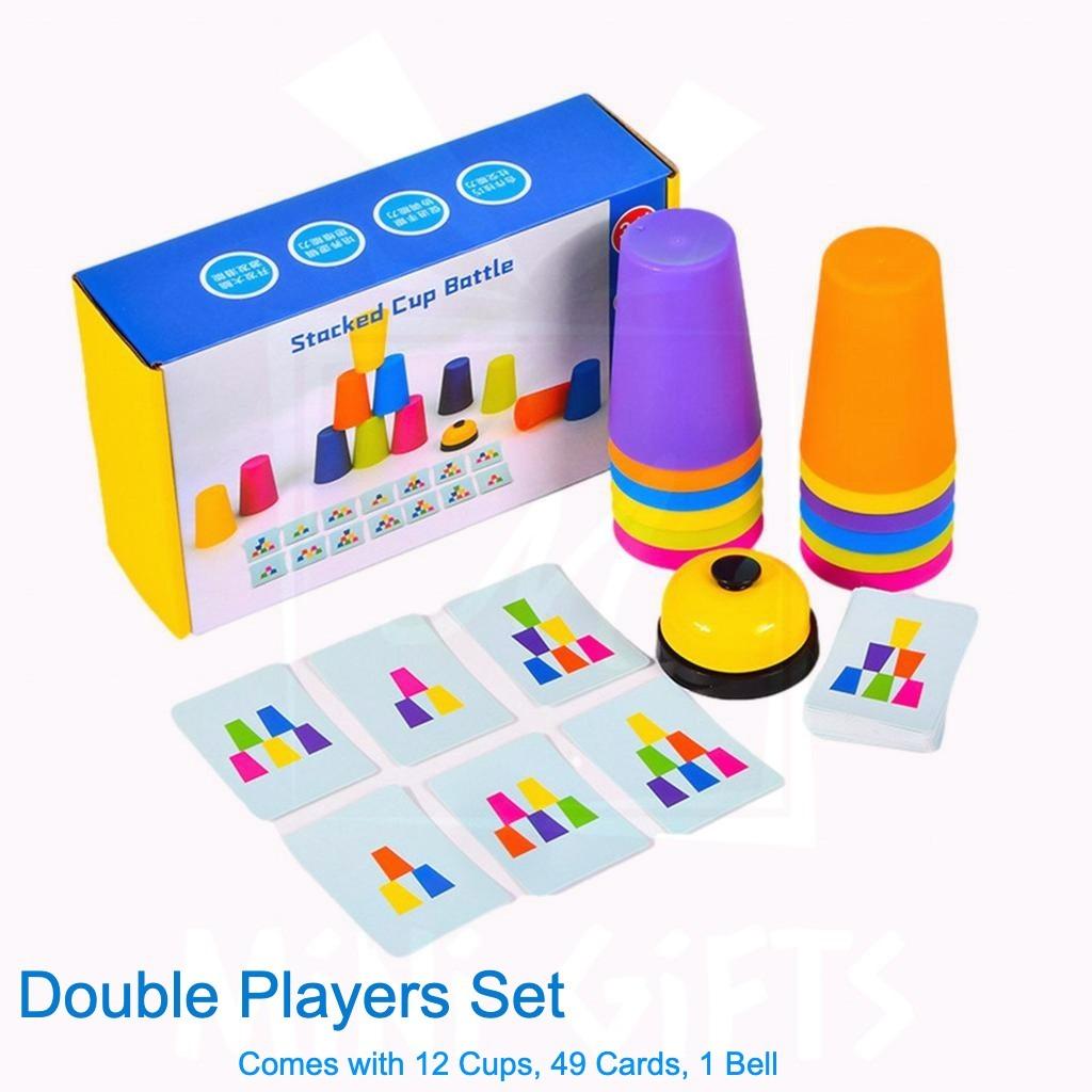 Stacking Cups Game Educational Colour and Shape Matching Game, Hobbies
