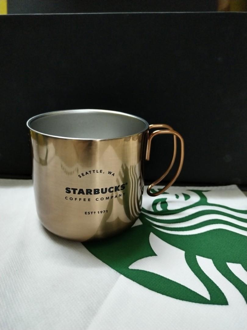 Starbucks Malaysia Gold Metallic Stainless Steel Tumbler w/Straw – MERMAIDS  AND MOCHA