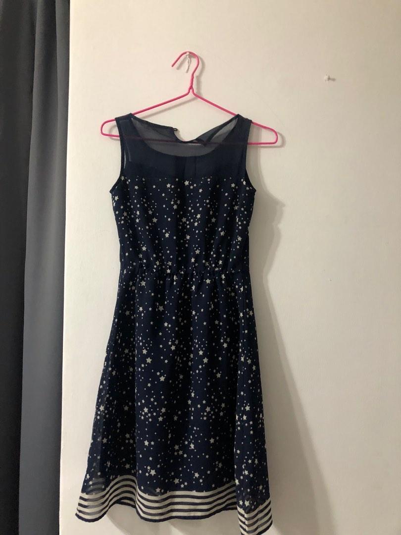 Stars Black Dress, Babies & Kids, Babies & Kids Fashion on Carousell