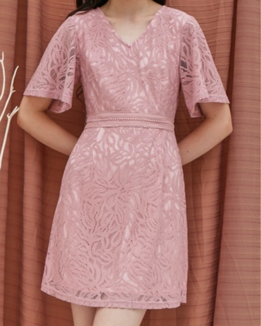 THE STAGE WALK Pink Dress, Women's Fashion, Dresses & Sets, Dresses on