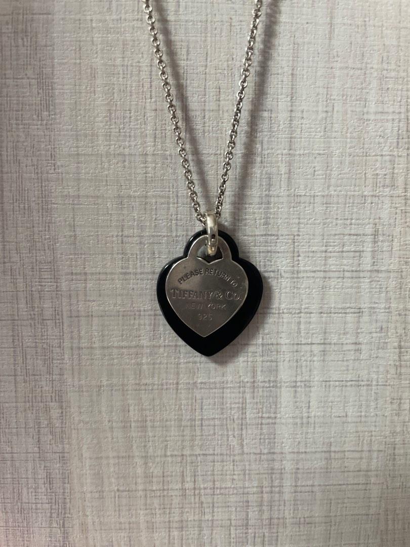 Tiffany necklace new arrivals turned black