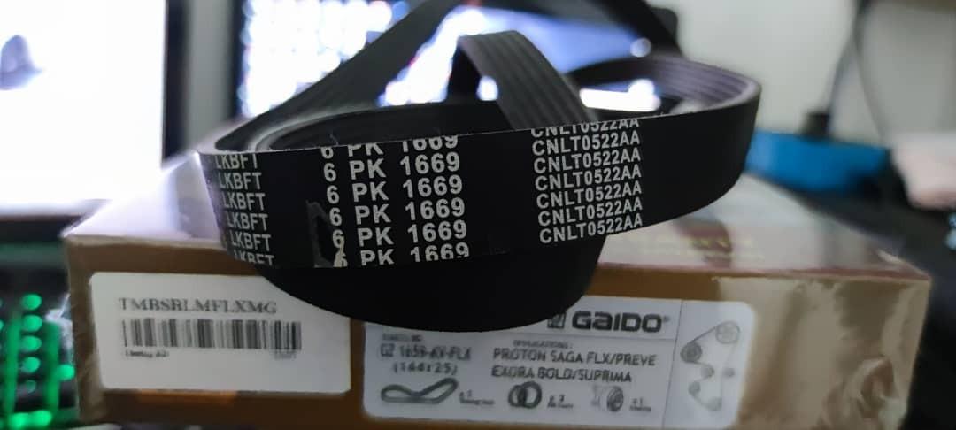 Tukar timing cheap belt saga flx