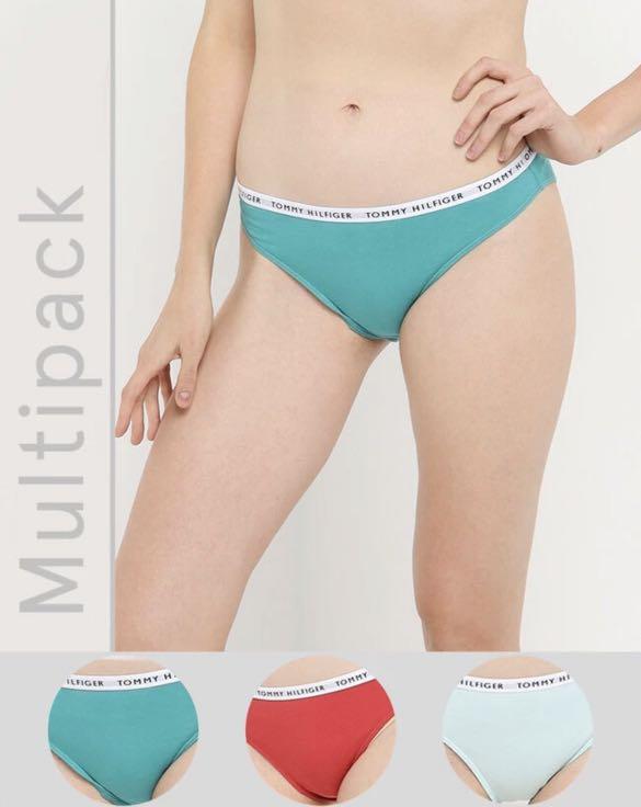 Tommy Hilfiger Bikini Panties (3 pack), Women's Fashion, New Undergarments  & Loungewear on Carousell