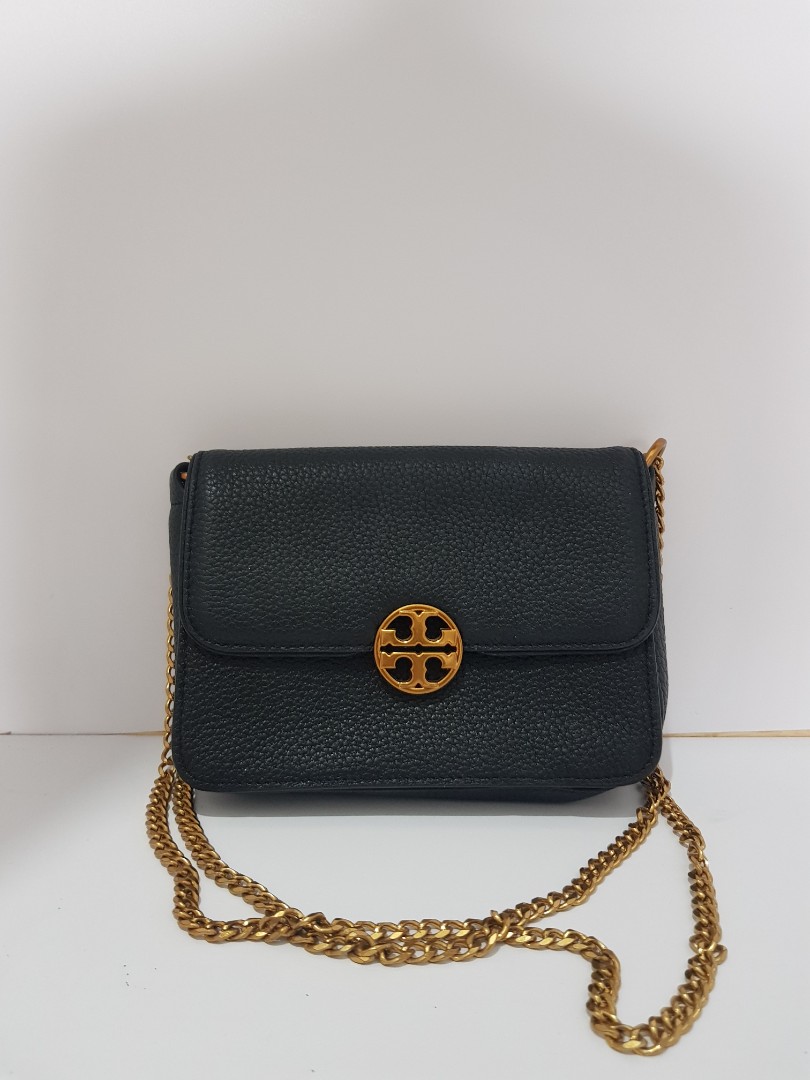 Tory burch Chelsea mini crossbody warna hitam serasa beli baru