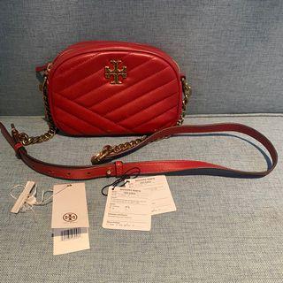 Tory Burch Kira Chevron Small Camera Sling Bag
