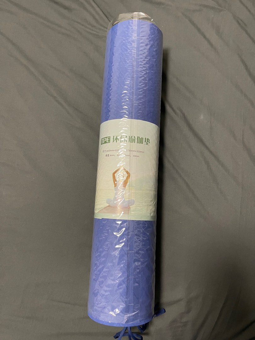 TPE Recycle Yoga Mat, Sports Equipment, Exercise & Fitness, Exercise