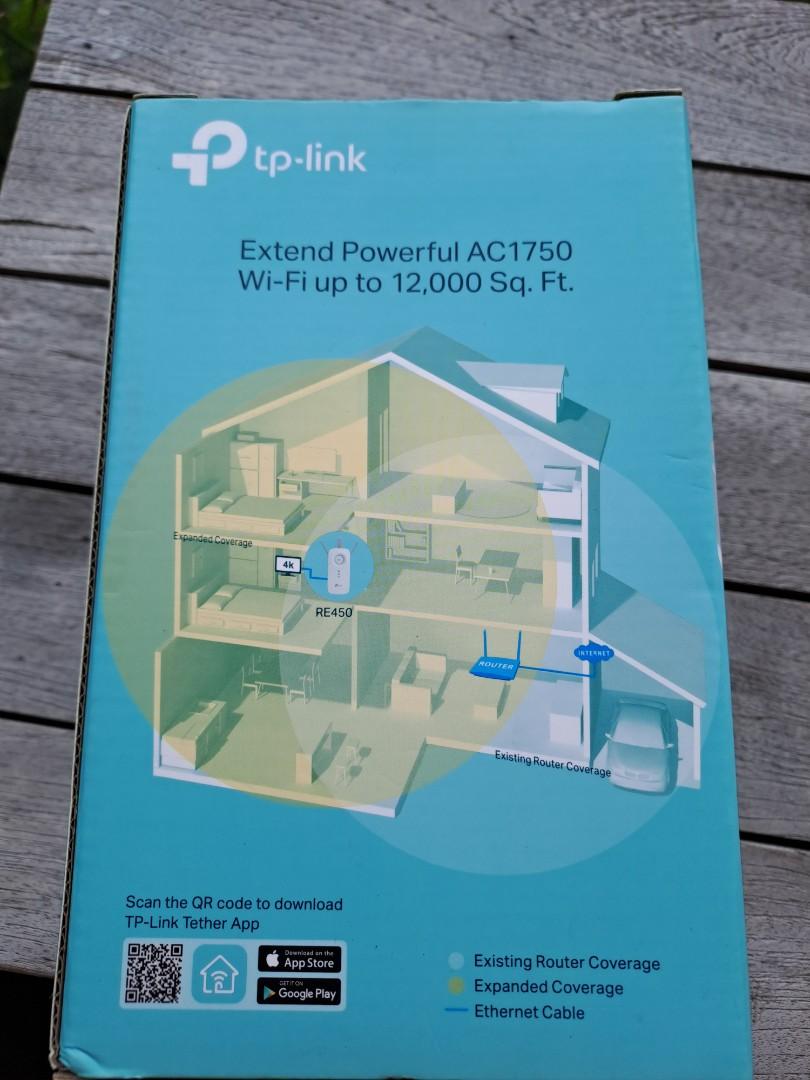 TP-Link AC1750 WiFi range extender, Computers & Tech, Parts ...