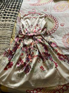 Twenty3 Midi White Floral Dress