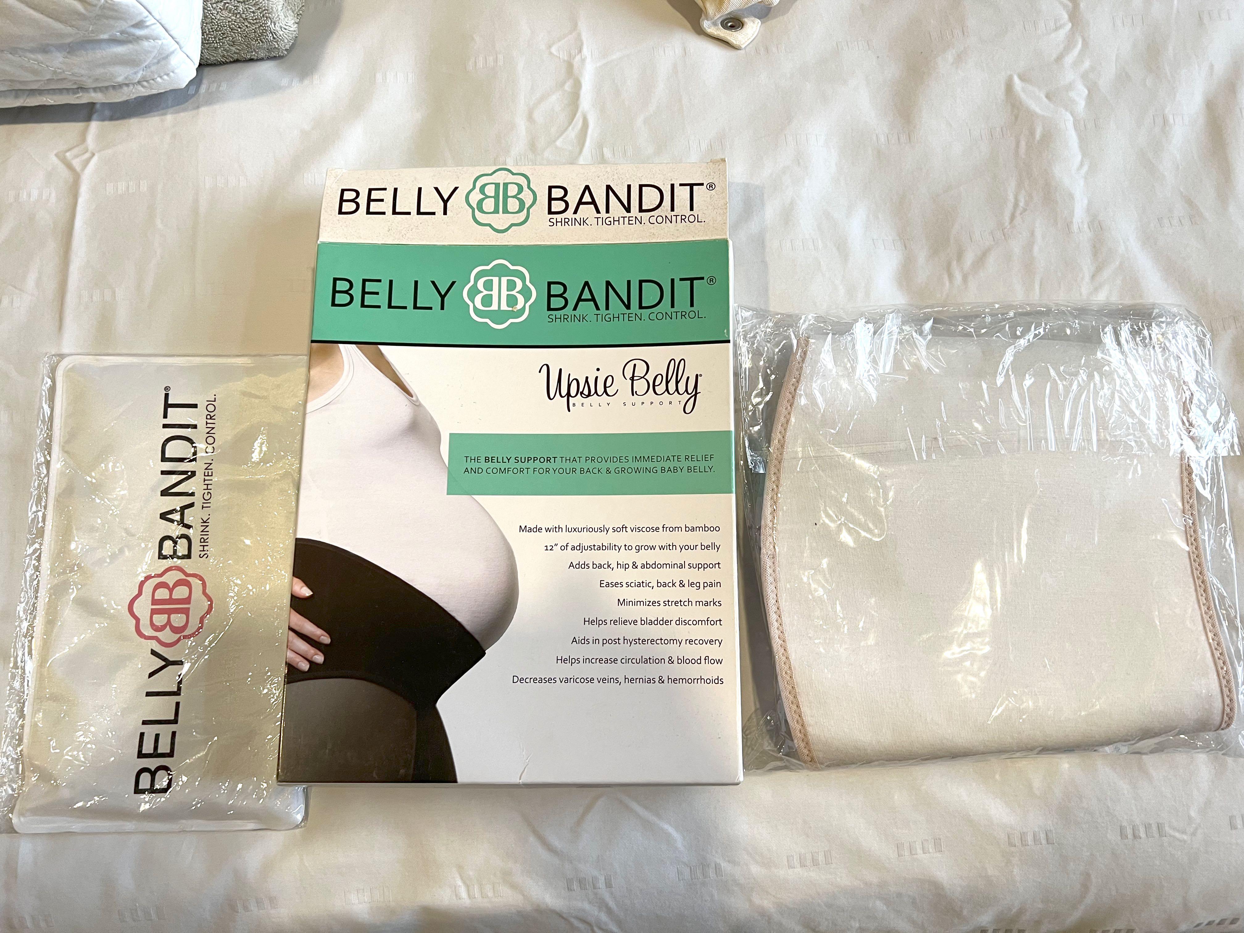 Belly Bandit Upsie Belly Pregnancy Support Band, Large, Cream