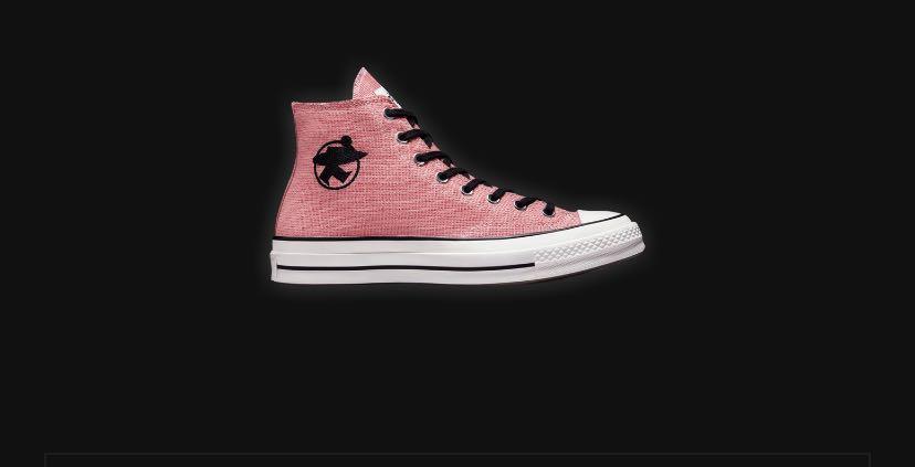 stüssy & converse high tops