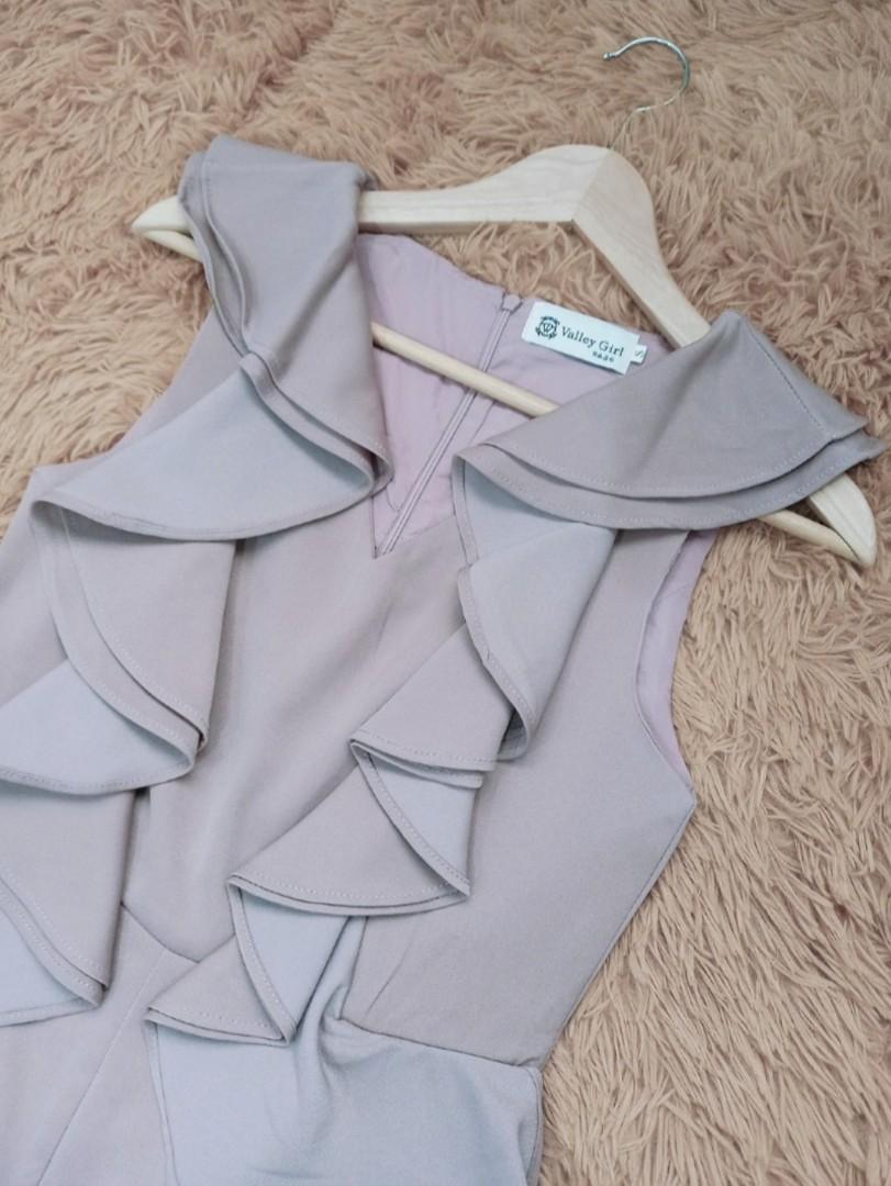 JUMPSUITS Valley Girl Jumpsuits Ruffles Pink