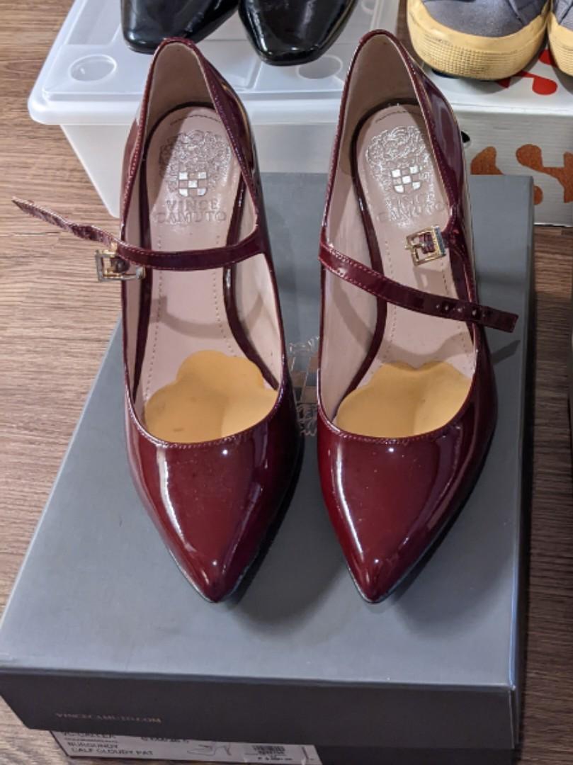 Vince Camuto Burgundy Maroon Heels EU 37 Women s Fashion