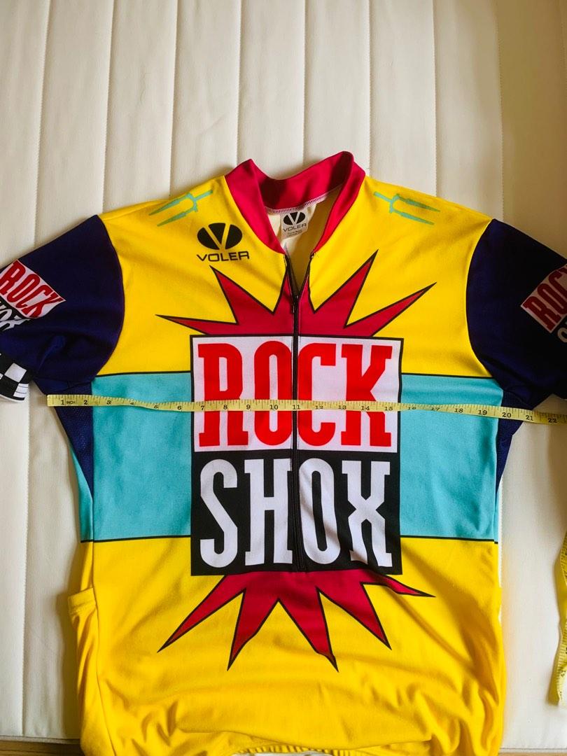 Vintage 90s Rock Shox mtb jersey cycling mountain bike XL Men s