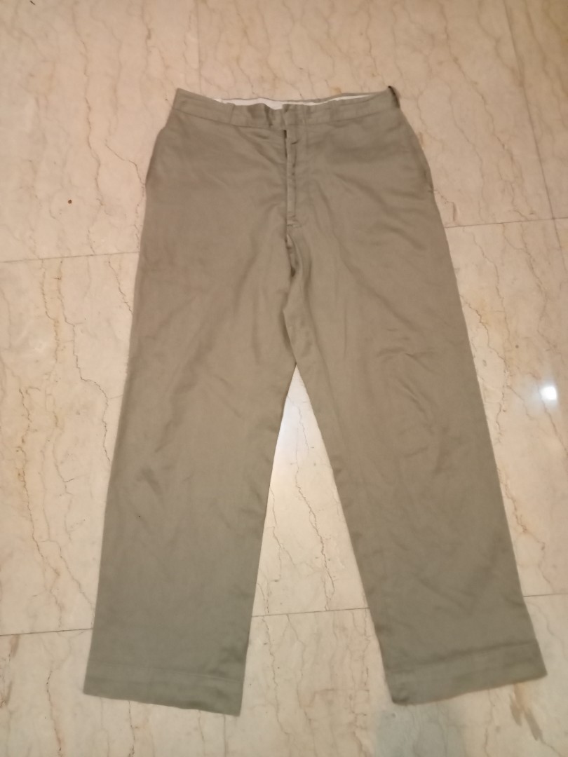 vintage us army khakis trousers