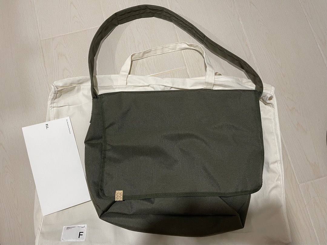 Visvim CORDURA UT.SATCHEL 24L OLIVE 斜揹袋backpack bag, 男裝, 袋