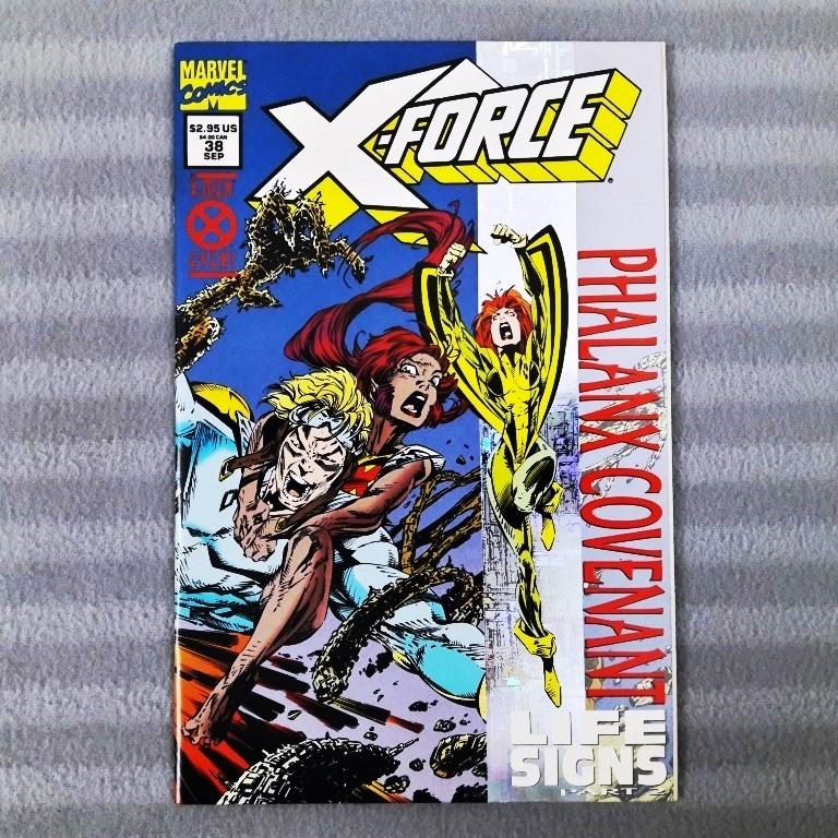 X Force 38 Holofoil Cover Marvel Comics X Men Fabian Nicieza Tony Daniel Kevin Conrad Hobbies Toys Books Magazines Comics Manga On Carousell