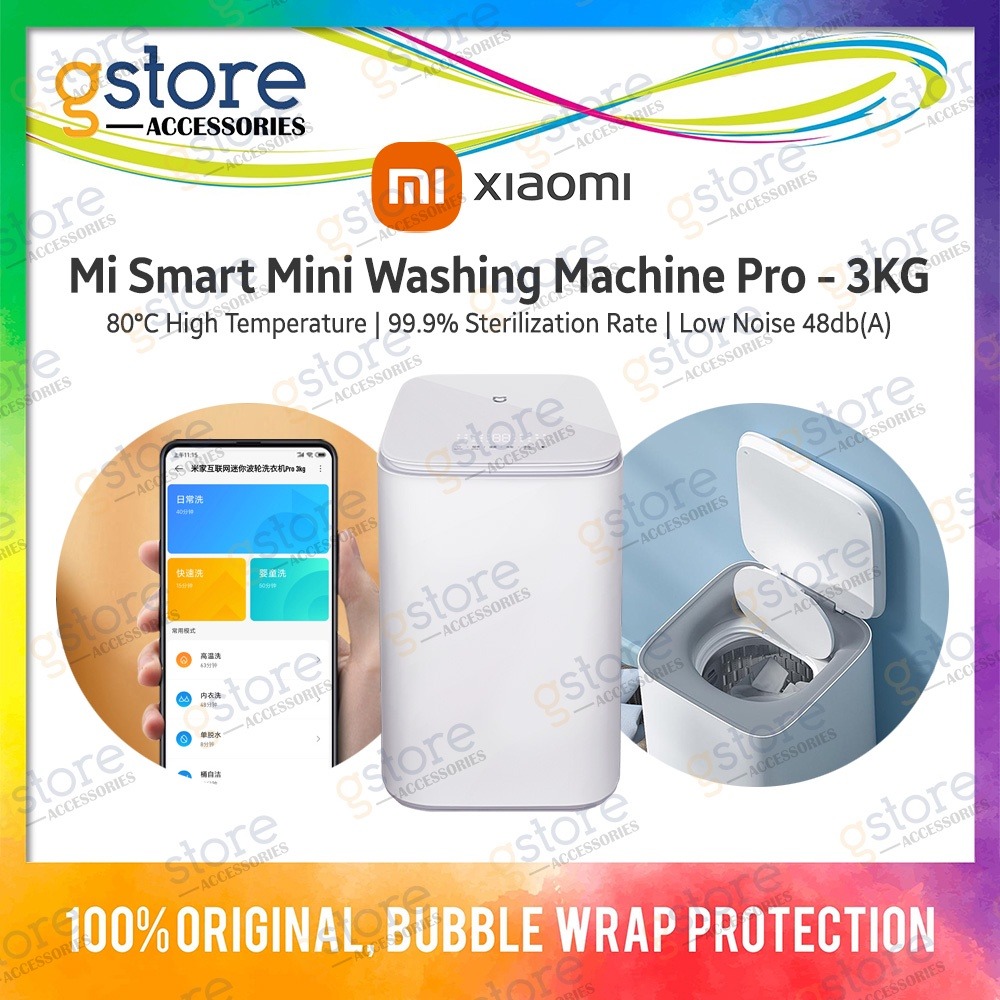 Xiaomi Mi Smart Washing Machine Pro 3kg (Pulsator Washing, 99.9