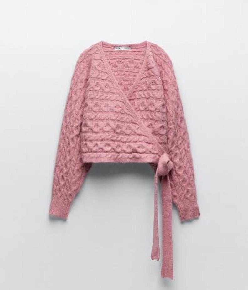 ZARA CABLEKNIT CARDIGAN, Women's Fashion, Coats, Jackets and Outerwear