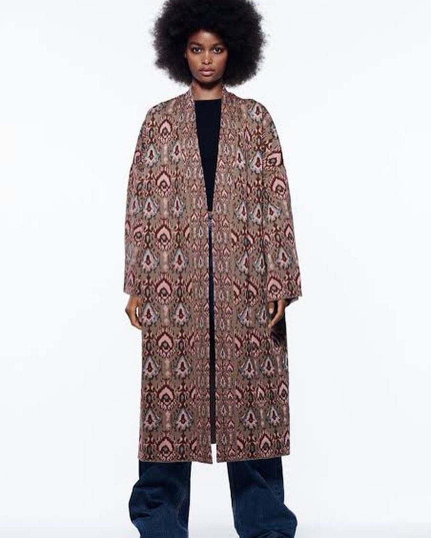 Special edition top jacquard coat