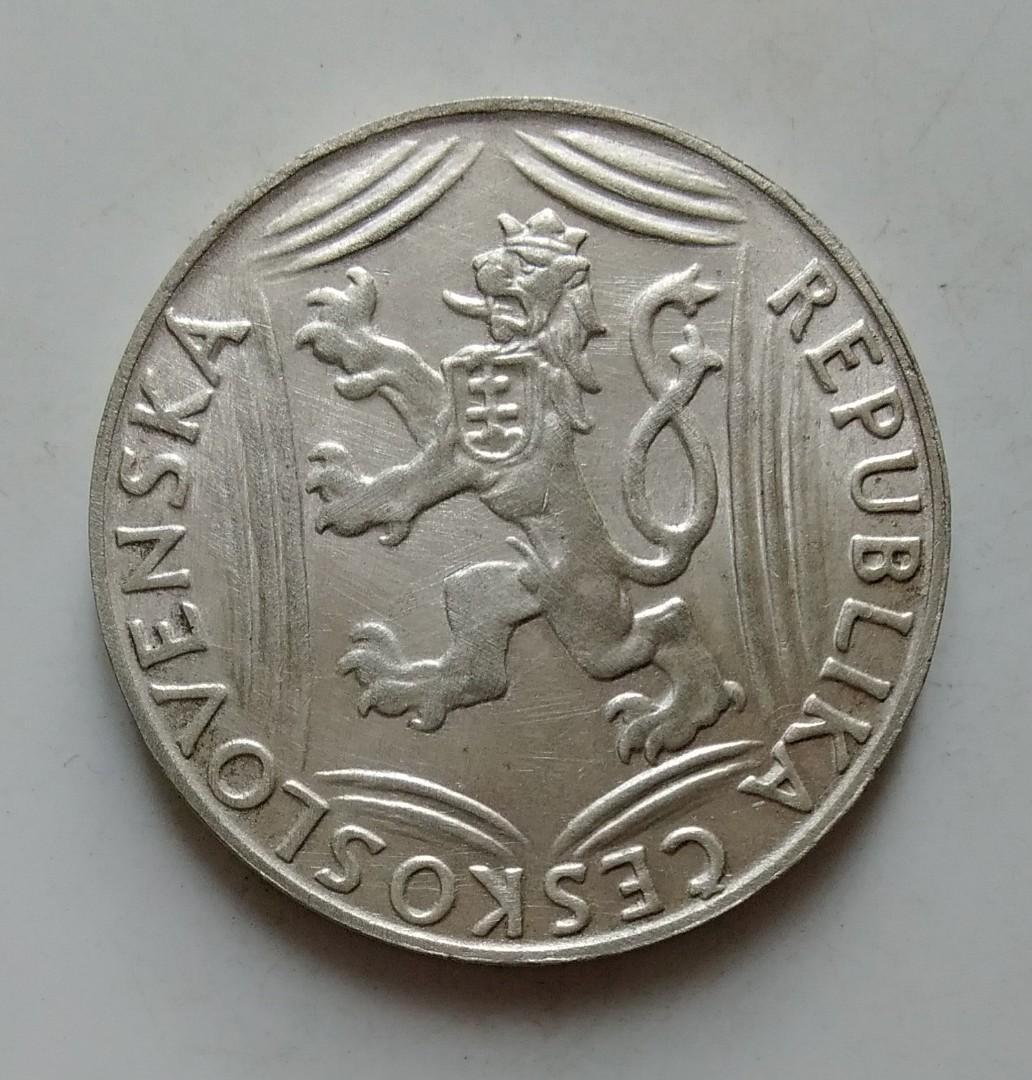 1948年捷克斯洛伐克人民民主共和國100克朗紀念銀幣-克雷姆尼察鑄造, 興趣及遊戲, 收藏品及紀念品, 錢幣- Carousell