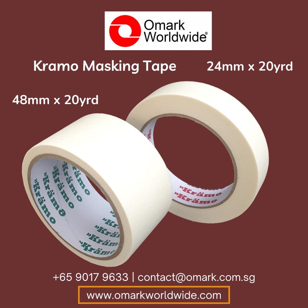 Kramo/Jumbo Masking Tape 72mm x 22 Yards (3 Inch)