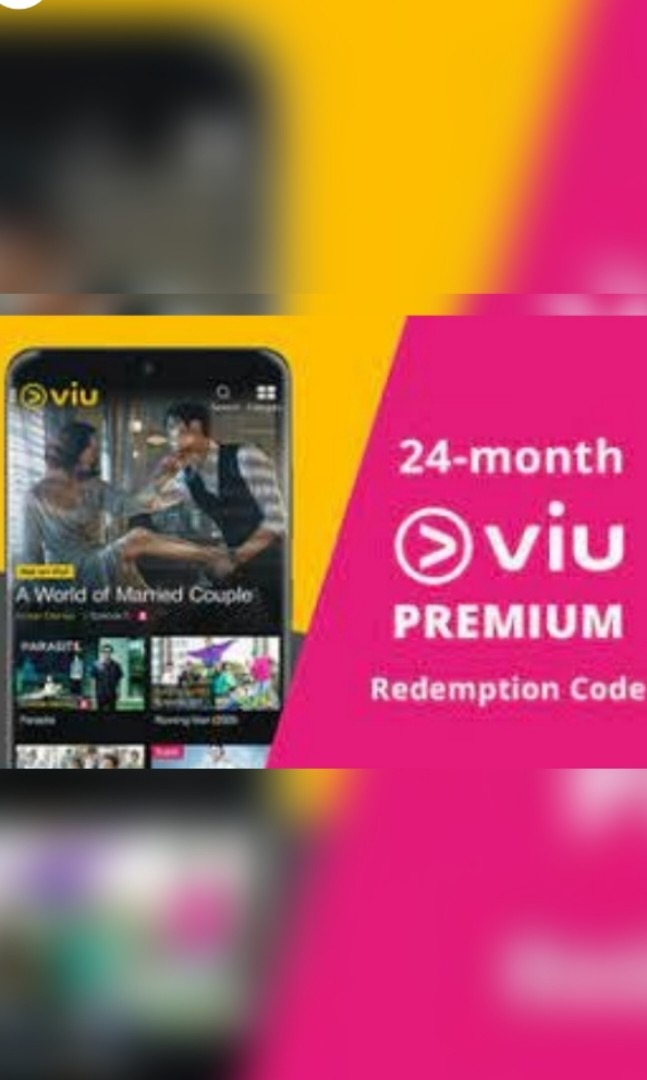 2 YEARS viu kdrama premium subscription, TV & Home Appliances, TV ...