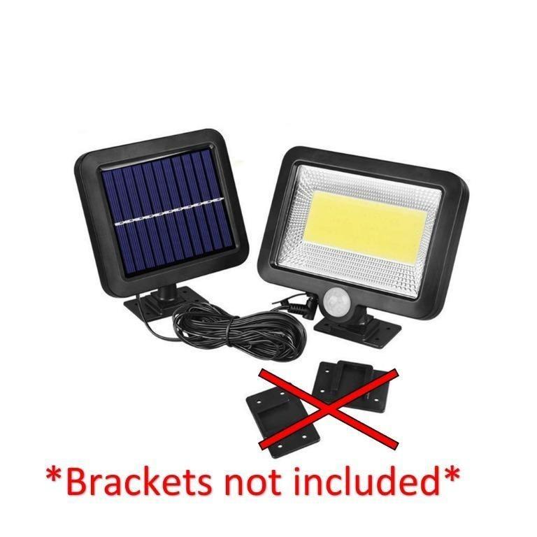 [520] Split Solar Wall Light COB 100 LED Split Solar Wall Light Outdoor ...