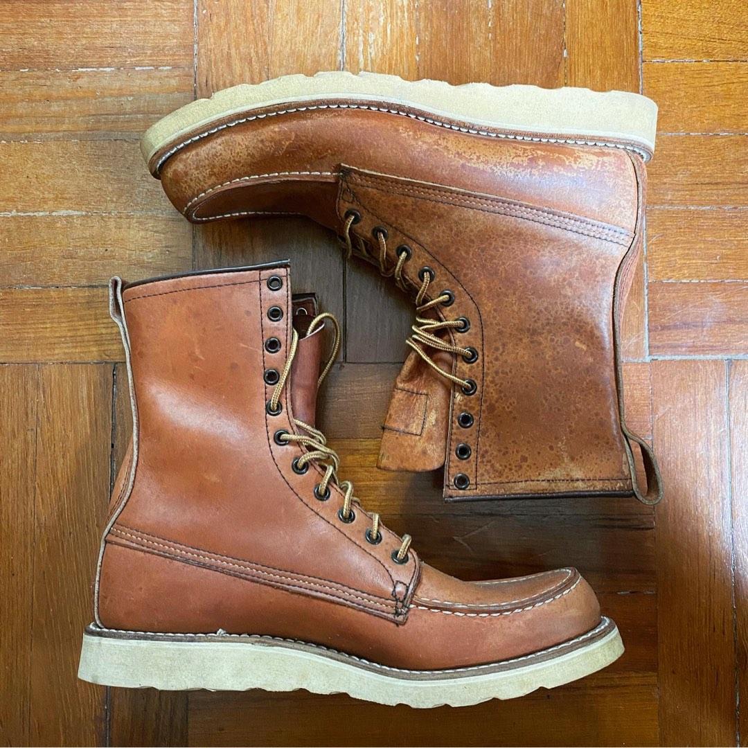 80s redwing 877 red wing 875 vintage, 男裝, 鞋, 靴- Carousell