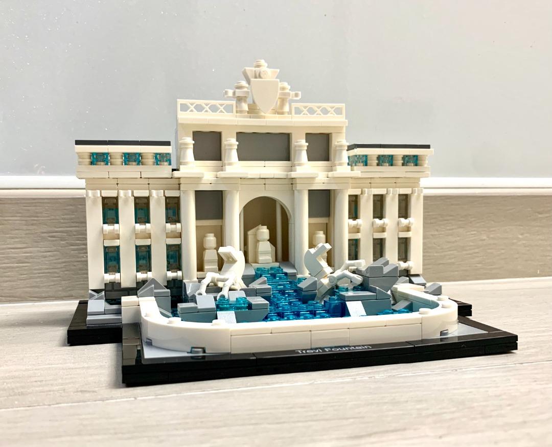 95%新已砌Lego 樂高Architecture 21020 Trevi Fountain 特萊維噴泉齊件