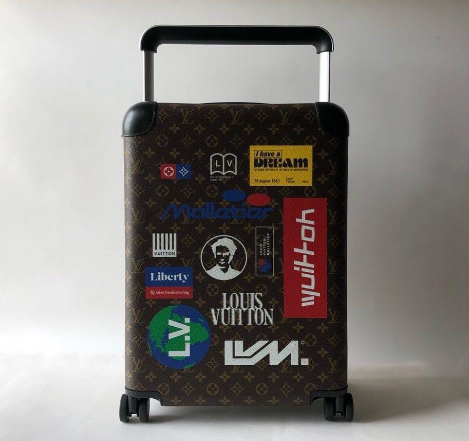 Louis Vuitton Nigo Horizon Luggage Limited Edition Printed Giant