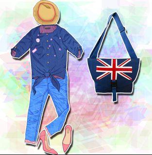 英國國旗休閒斜孭袋